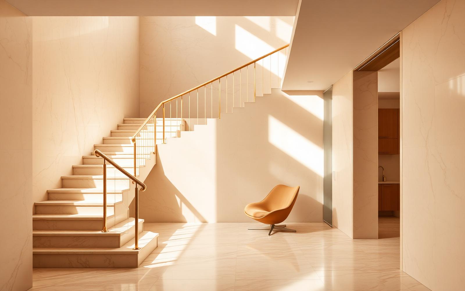 Rustig interieur met natuurlijk licht